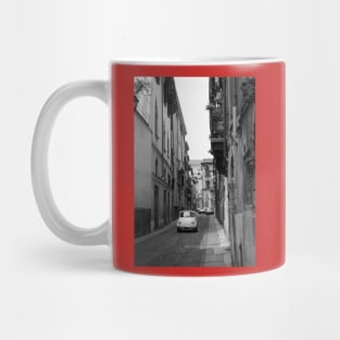 Cinquecento Fiat 500 Verona BW Mug